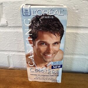 Vintage Loreal Paris Casting Creme Colorspa For Men 50 Medium Brown HTF
